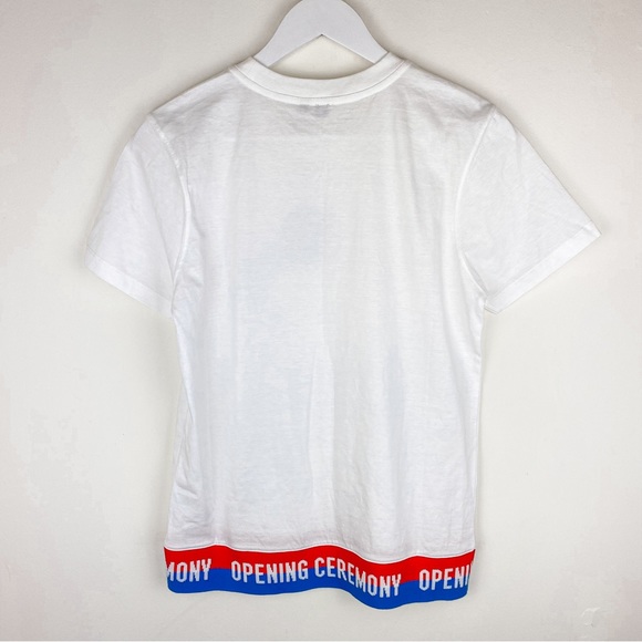 Opening Ceremony Tape Logo Tee T-Shirt Short Sleeve New With Tags - Picture 8 of 10